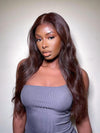 Chinalacewig Rich Honey Brown Color Body Wave 360 HD Invisible Lace Wigs CF91