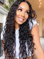 Chinalacewig Undetectable Invisible HD Lace Deep Wave 13x6 Lace Front Human Hair Wigs NCF63